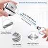 4 Pack 35" Steel Wire Heavy Duty Retractable Pull Pen
