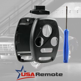 No requiere corte, funda y almohadilla para mando a distancia sin llave, compatible con Honda 2003-2012 Accord / 2006-2013 Civic EX / 2009-2015 Pilot /2005-2006 CR-V