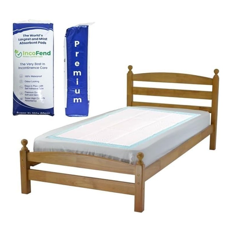 Bundle Extra Large Incontinence Sheets Wipes 20pc 160cm x 80cm