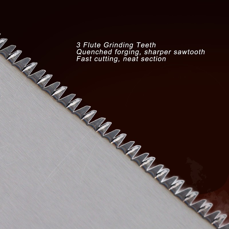 Hand Pull Saw with Beech Wood Handle SK5 Steel Blade