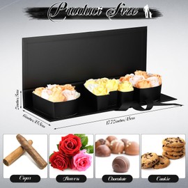 Trandraft 8 Pcs Father Day Gifts Box with Lids Dad Letter Cardboard Flowers Decorative Box Charcuterie Fillable Floral Bouquet Florist Packaging for Men Grafather Birthday Party(Black)