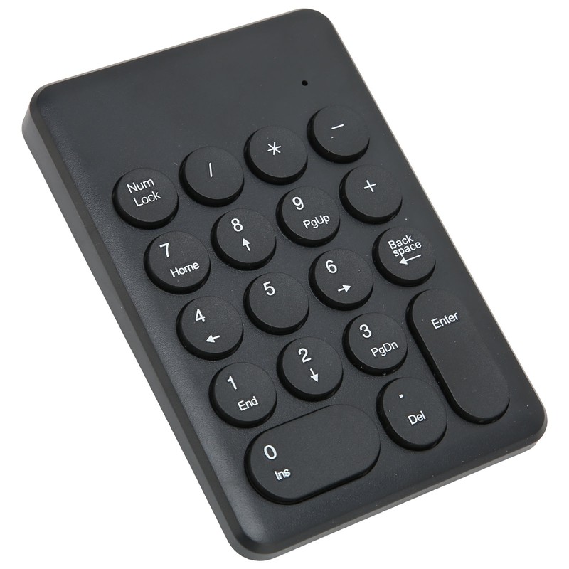 Numeric Keyboard 18 Keys Ergonomic Tilt Design 2.4GHz Wireless Stable