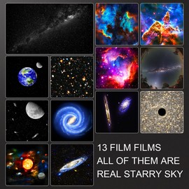 Planetarium Galaxy Projector, 13 in 1 Star Projector Realistic Starry Sky Night Light, Milky Way Projector with Timer, Galaxy Lamp Room Decor for Kids, Home Theater, Ceiling, Living Room