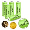 JINTION NIMH 2/3AAA Rechargeable 2/3 AAA Batteries 1.2V 400mAh Battery