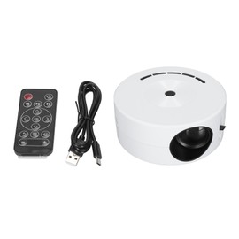 Mini Projector Eye Protection Built in Speaker Pocket LED Projector Movie Projector for Home White