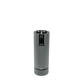 Peugeot - Line Electric u’Select Pepper Mill. Carbon, 6 in – Rechargeable, Adjustable Grind. Made in France,
