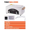 High-Temperature Cleaning Box for Metal Tools, 1.5L Capacity Dry Heat