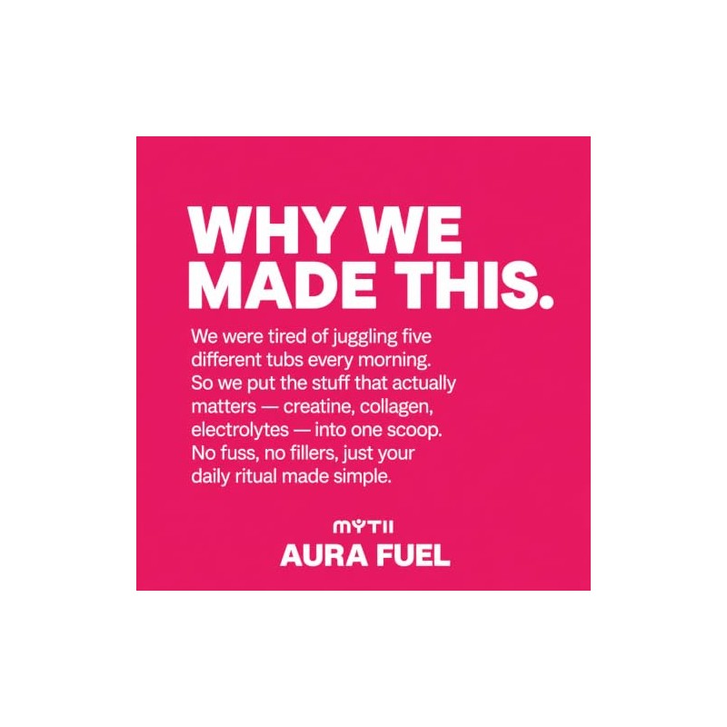Aura Fuel | 3-in-1 Creatine, Collagen & Electrolytes Powder |