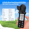 Digital Anemometer Wind Speed Meter, 6-in-1 Wind Gauge for Velocity/Temperature/Relative