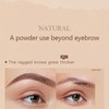 Holzsammlung Eyebrow Stamp Stencil, 2 Colours in 1 Eyebrow Powder