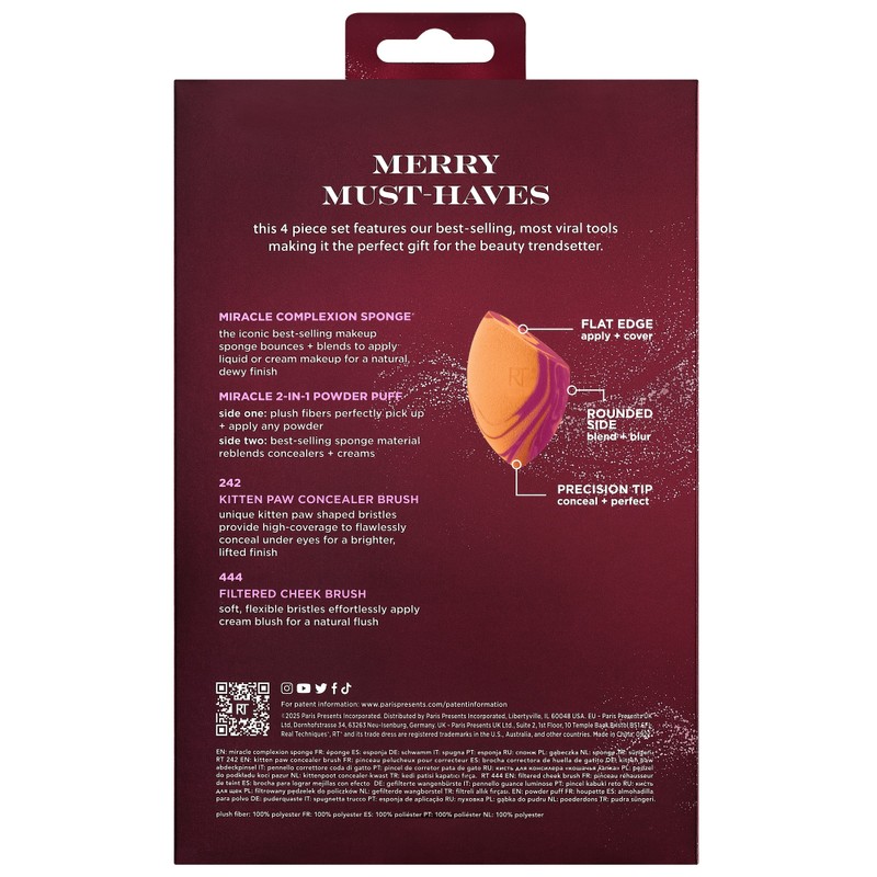 Real Techniques Merry Must Have Set