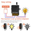 Cerhot 100m Wireless Remote Switch DC 12V/24/36/48/72V 30A RF Remote