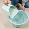 DOITOOL Household Dustpan Plastic Handheld Kitchen Trash Can Hanging Trash