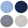 8” Blue Trivets for Hot Dishes, Hot pots and Pans,