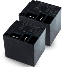 (2unit) American Zettler, AZ2100-1A-12DE Relay; E-Mech; Power; SPST; Cur-Rtg 40A