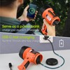 WENFENG Rechargeable Spotlight Flashlight with 1000,000 Lumen LED, IP65 Waterproof
