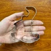 Auktosmn Goose Cookie Cutter with Bow- 4" - Dishwasher Safe