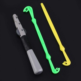 Alomejor Fishing Hook Tier, Manual Fishing Tying Knot Tool Quick Loop Tyer, Hook Remover Knot Tyer Tool