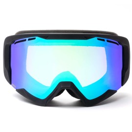 IMX RACING Endurance Snow Skibrille Snowboardbrille Dreilagiger Schwamm DualLens Kratzfest Anti Fog und UV Beschichtung breiter Gürtel mit Silikondruck