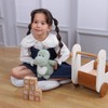 Apricot Lamb Hugging Dinosaur Plush Toy for Girls, Boys &