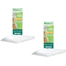 FoodSaver Gallon Pre-Cut Vacuum Seal Bags, Easy Use Vacuum Storage Bag (1 Gallon (24 CT))