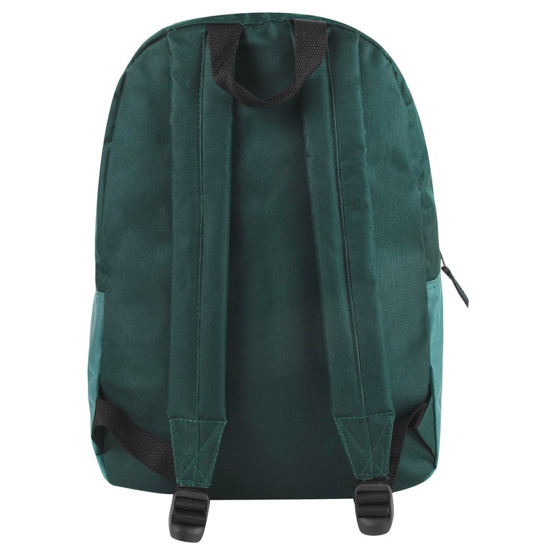 Multi Pocket Multicolor Backpack with Adjustable Padded Straps (Forest)