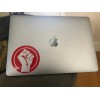 Revolt Raised Fist Resist Vinyl Decal Sticker - Glossy Red