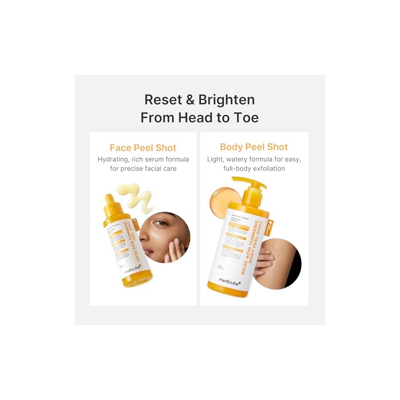 Medicube Peel Shot With Kojic Acid Turmeric Reset One Step