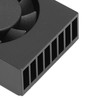 Aluminum Heatsink Built in Regulable Speed With Bracket Shrapnel Height