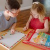 Melissa & Doug Deluxe Wooden Magnetic Pattern Blocks Set -
