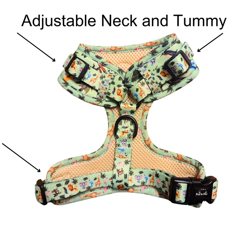 Adjustable dog harness/Zoo/car suitable/for no pulling XXS- Medium (X Small)