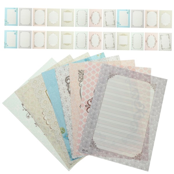 OHPHCALL A4 English Calligraphy Paper 32 Sheets Grid Design for