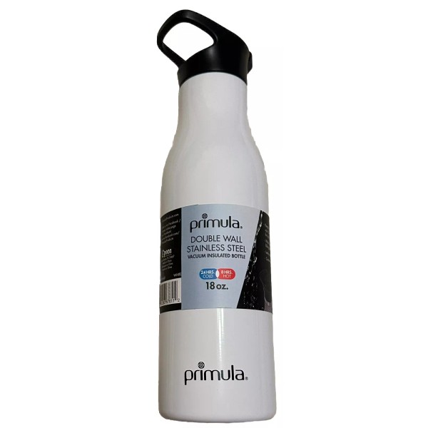 Primula 18oz Double Wall Vacuum Insulated SS Bottle with Multifunction