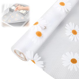 YALiya Drawer Mat, Transparent Drawer Mat, Kitchen, Non-Slip Mat, Cupboard Paper, 30 x 500 cm, Cut to Size, for Kitchen Cabinets, Shelves, Drawer Panels, Fridge Shelves