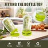 HANTUSWUS Sprouting Lids, Mason Jar Lids Wide Mouth-Sprouting Trays For