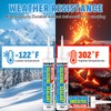 Silicone Caulk & Sealant Clear, 10 Pack - 100% Waterproof