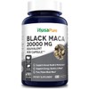 Best Black Maca Root 1600mg 200 Capsules (Non-GMO & Gluten