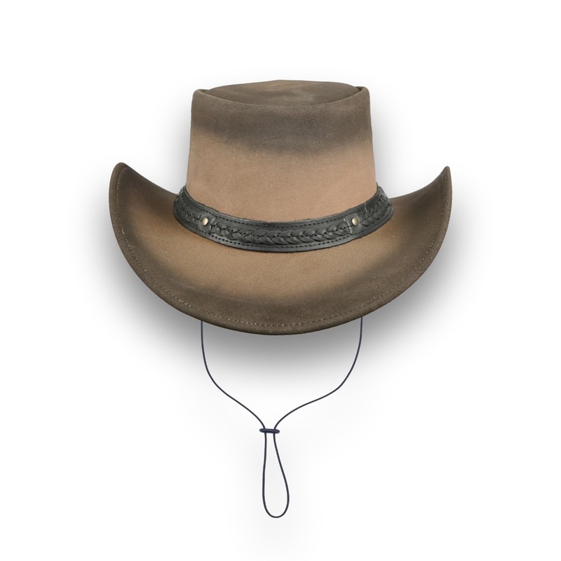 Leatherick Cowboy Hat for Men - Western Aussie Style Outback