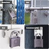 disecu® Heavy Duty 4 Digit Combination Lock, One Touch Unlocking,