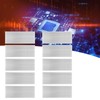 10pcs Aluminium Heatsink, 40 x 8 x 100 mm Radiator