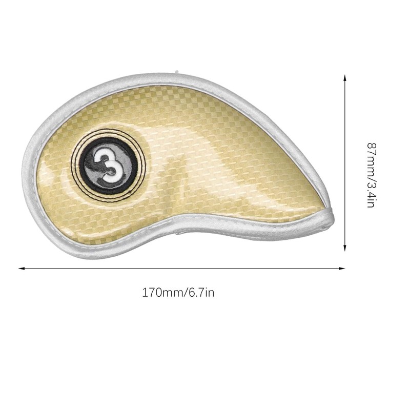 Golf Club Headcovers Irons Set 10 Pcs Club Iron Head