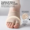 Metatarsal Pads, Ball of Foot Cushions, L Size, Skin Color,