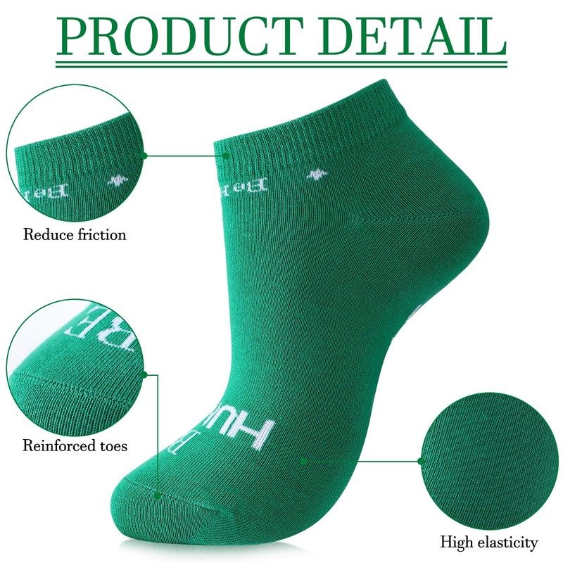 Mepase 12 Pairs Inspirational Athletic Running Socks Golf Low Cut