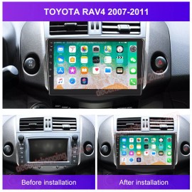 Camecho For Toyota RAV4 2006 2007-2012 9'' Android 12.0 Car Radio Stereo GPS Navi Player
