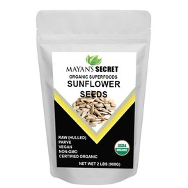 Mayan's Secret Superfoods Certified Organic Hulled Sunflower Seeds, 2 Pounds