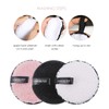 Frcolor 3pcs Double-Side Foundation Cosmetic Powder Puff Cloth Towels Washable
