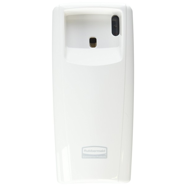 Rubbermaid Commercial Products 1793538 Standard Odor-Control Aerosol Dispenser with LED Display, White