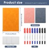 Fxvhojq 3 Pcs Whiteboard Notebook With PU Leather Cover Reusable