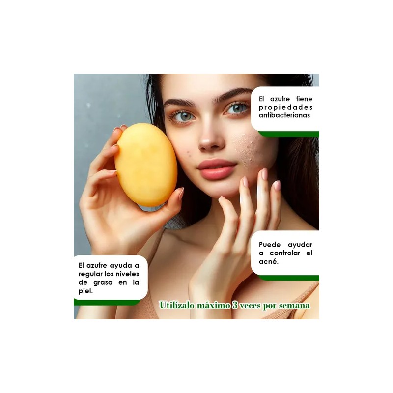 Jabón Facial Con Azufre Corporal Sense Barra 80g