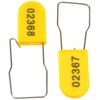 20pcs Security Metal Wire Padlocks, Plastic Security Seals Disposable Anti-Tamper